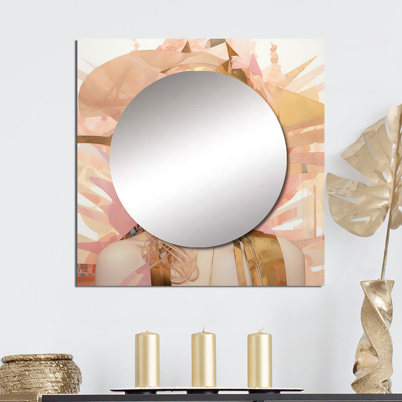 Meik - Miroir carré pour femme, 23 po x 23 po