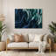 Art mural bleu Biomorphic Abstraction 26-819173312