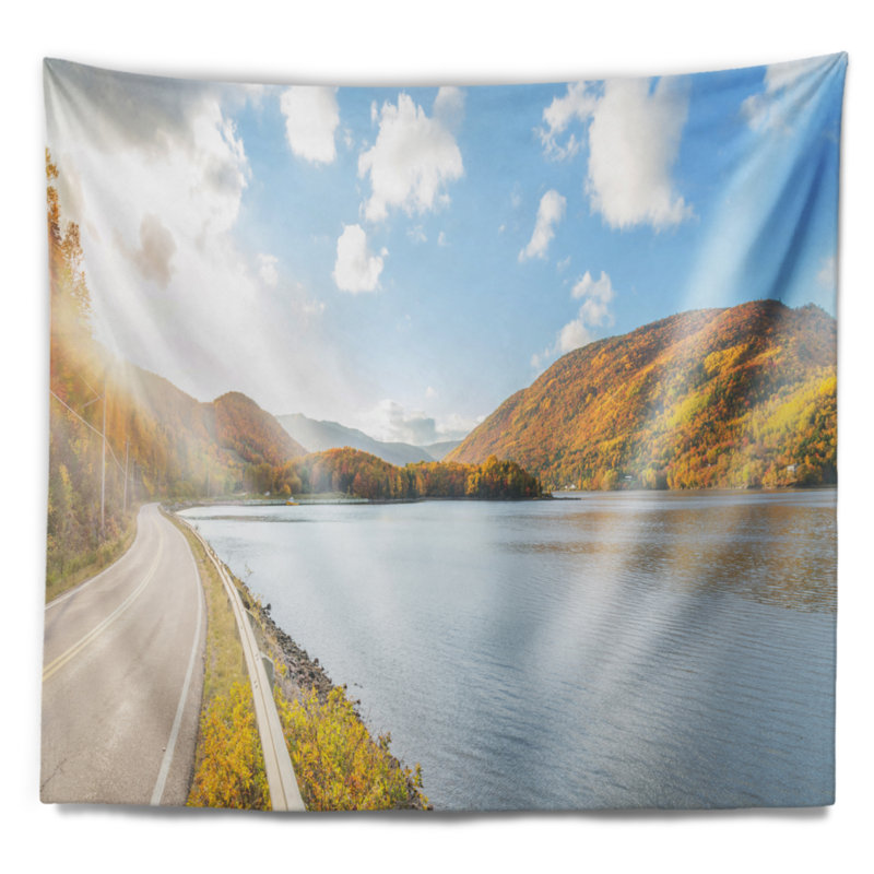 Polyester Tapestry, 78" H x 92" W