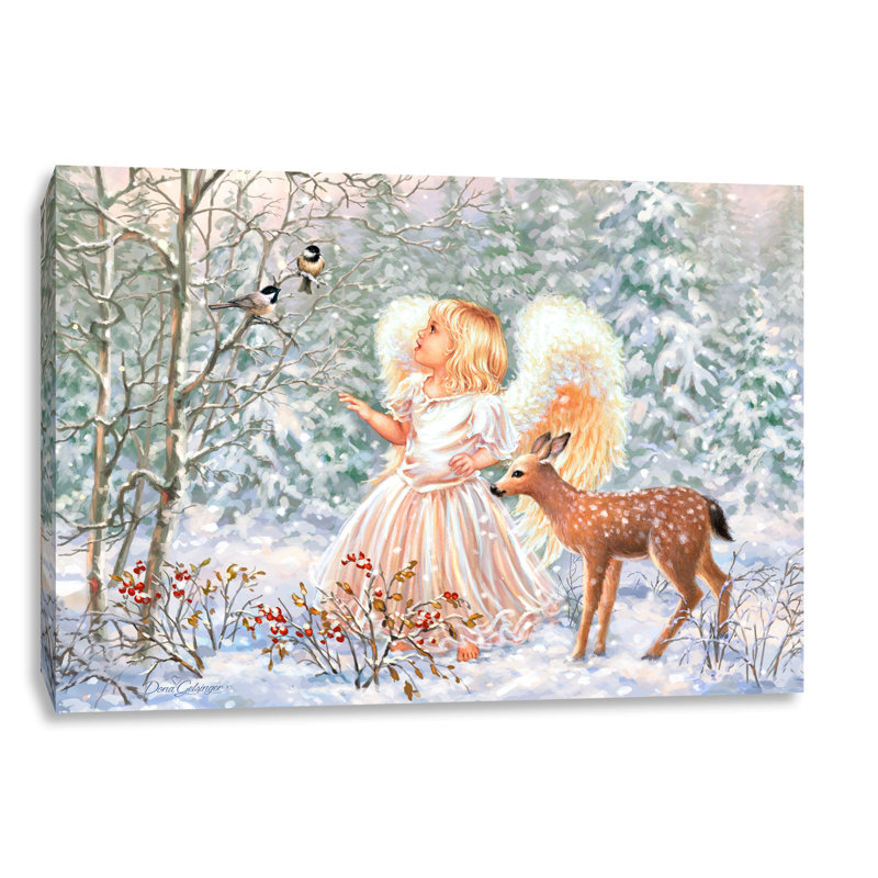 «Sweet Christmas Blessings», art mural sur toile, H 10 po x l 14 po x P 0,75 po