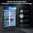 28 Cu Ft Commercial Refrigerator For Beverage,glass Door Upright Display Fridge With Front Led Light