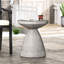 Table d'appoint d'extérieur moderne en béton léger - Côté beauté fonctionnel
