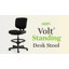 Tabouret de travail HON Volt, repose-pieds réglable, tissu, noir-9510544-15048478