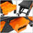 Mechanic Stool Rolling Work Seat W/Swivel Wheels and Storage Tool Tray