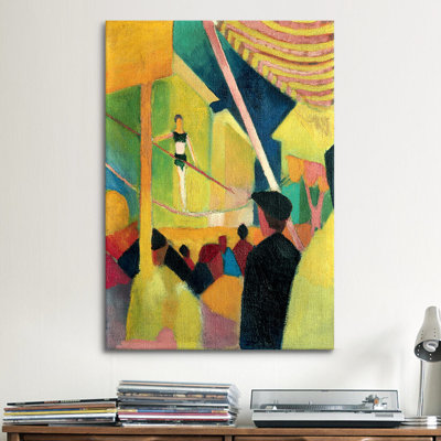 « acrobat » par reproduction d’art sur toile August Macke