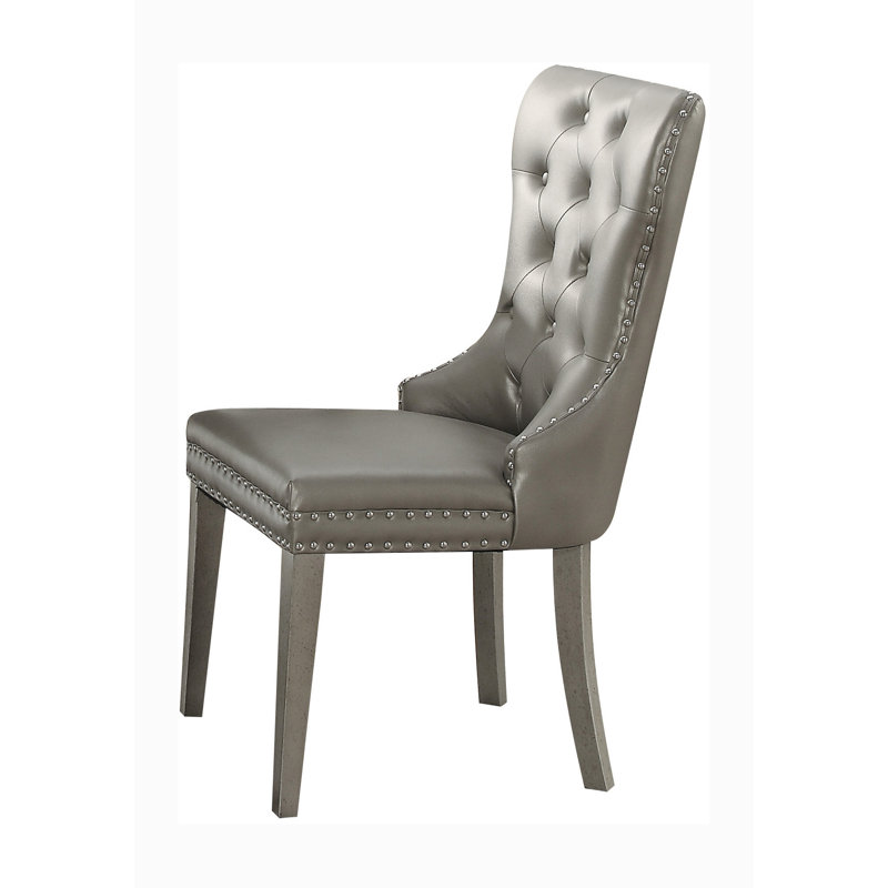 Chaise d'appoint à oreilles Madaket en champagne (ensemble de 2)