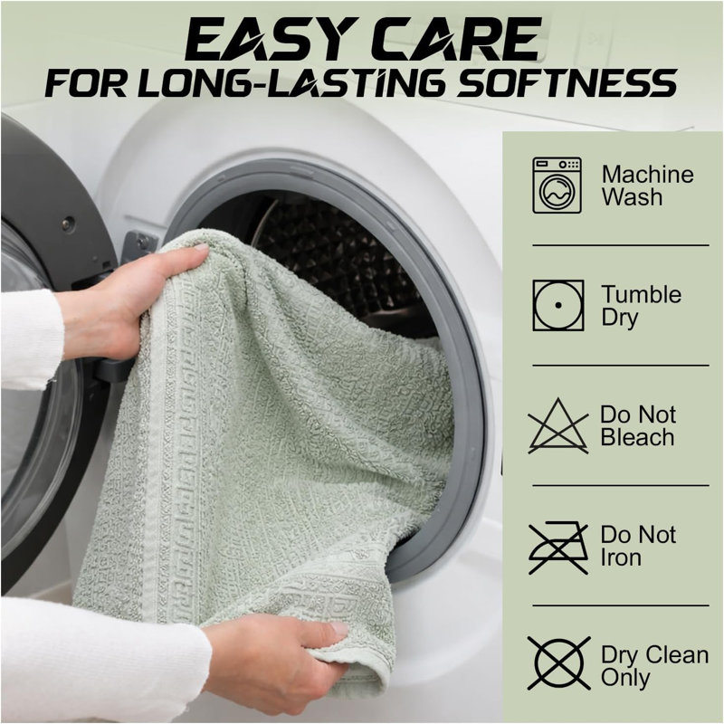 100% Cotton Ultra Light Bath Sheet, Sage Green
