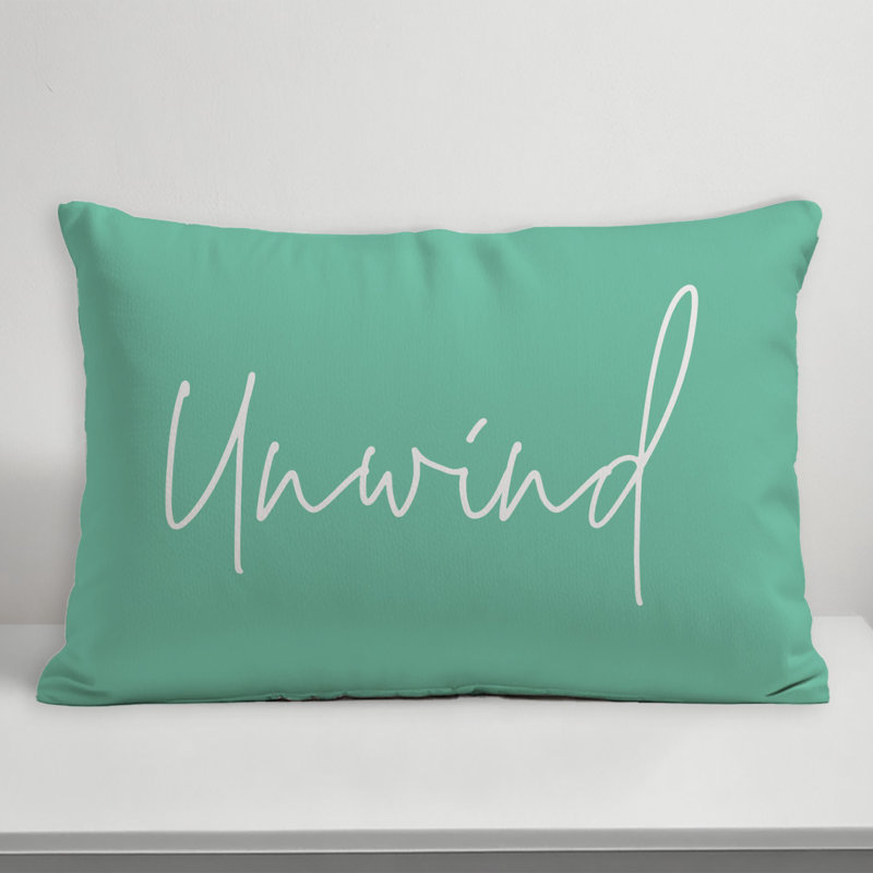  Outdoor Rectangular Pillow Cover & Insert, Mint Green