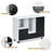 Krisi 90cm Wide 2 -Drawer Mobile File Cabinet