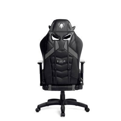 DIABLO CHAIRS Black/Gray Executive Chair with Wheels