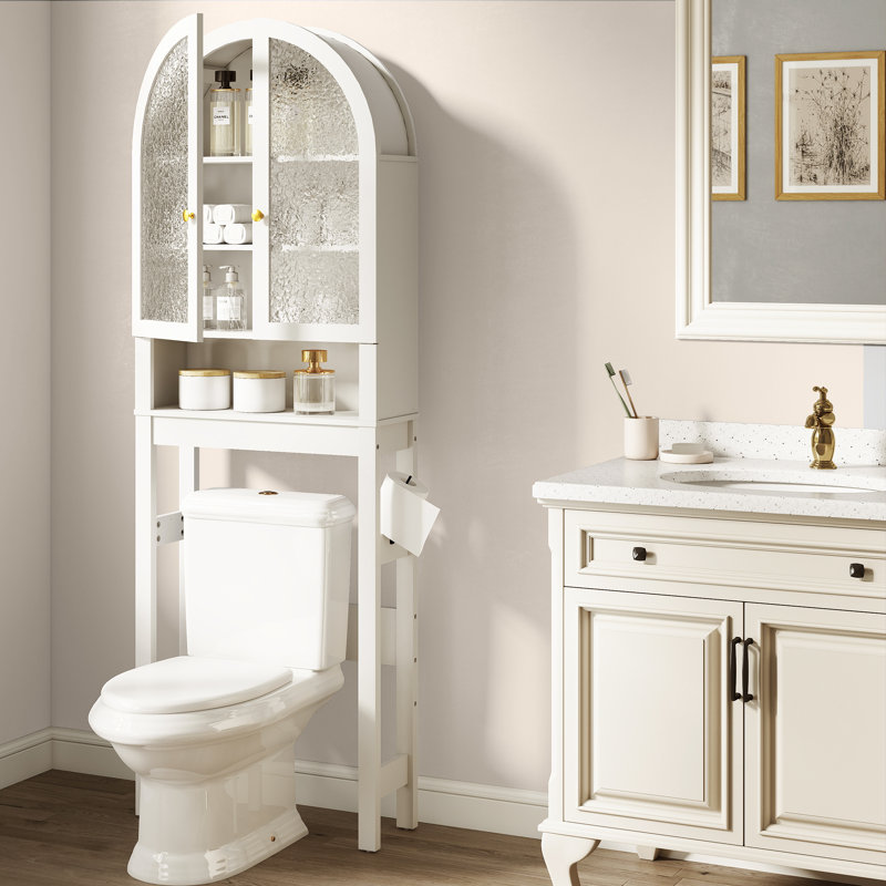 Over The Toilet Storage Cabinet For Bathroom, White