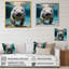 Curious Manatee Gaze III - Art mural lamantin-1337719468-1337719466