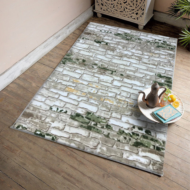 Burwinda Rectangle Area Rug, Rectangle 150 x 80cm