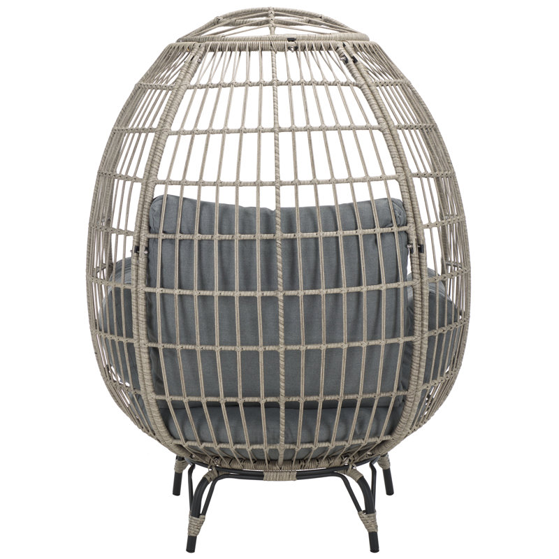 Emmett Outdoor Lounge Chair, Gray