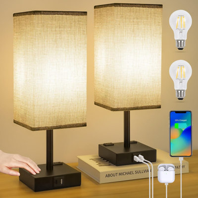 Metal USB Table Lamp