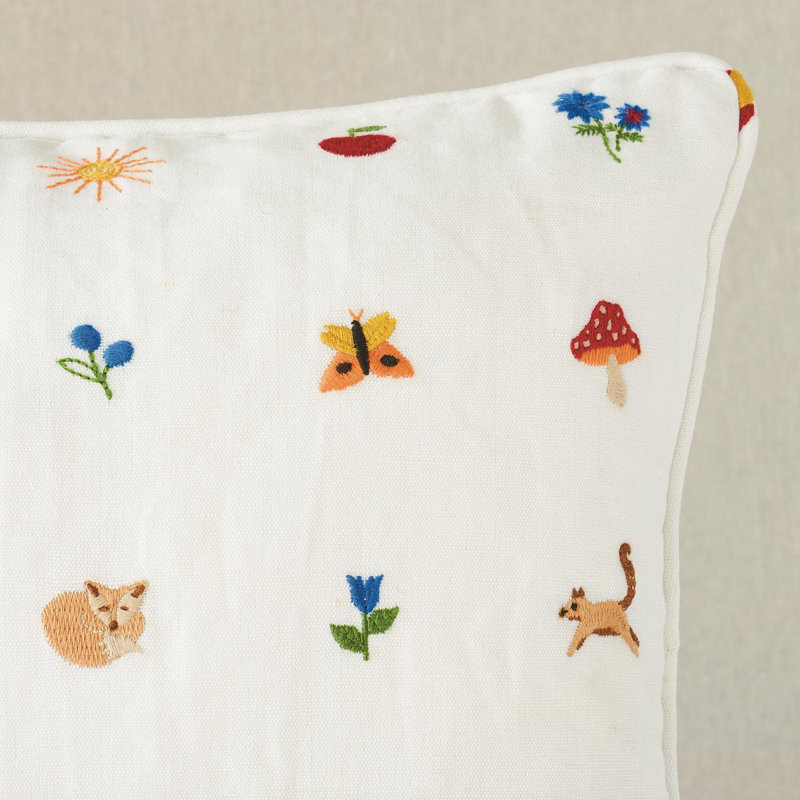 Tiny Things Embroidery Pillow