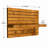 Waypoint Wall Organizer Shelf with 4 Key Hooks-130062289