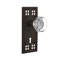 Craftsman Plate with Decorative Keyhole and Waldorf Door Knob-921964397