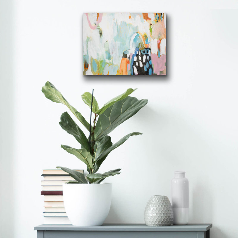 «B-W Abstract» par Jenny Westenhofer, Acry, H 12 po x l 16 po x P 0,13 po