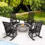 Chaise berçante en plastique Lashay-1190084699