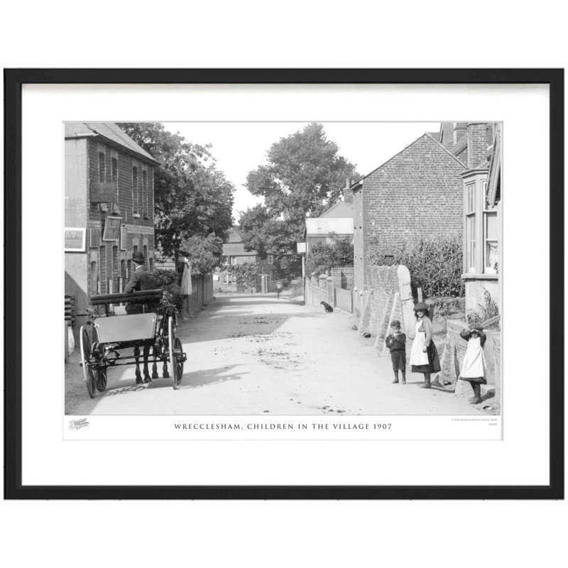 Wrecclesham, Village 1907 by Francis Frith - Single Picture Frame Print, 60cm H x 80cm W x 2.3cm D