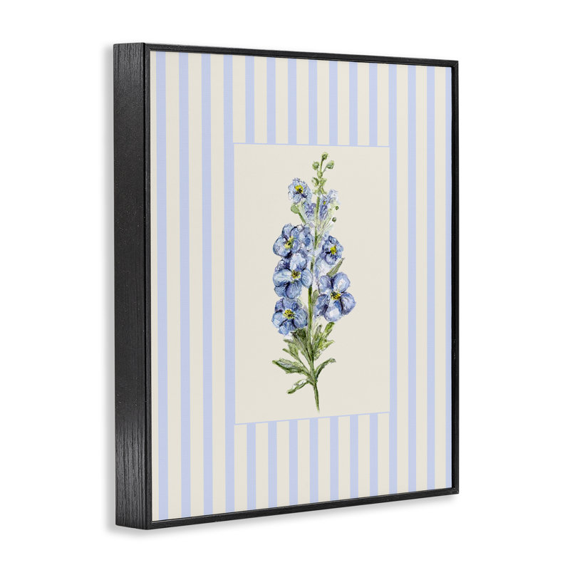 Giclée à rayures, par Lisa Wehmeyer, Giclée encadrée noir minuit, H 30 po x l 24 po