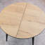 Canouan Extendable Oval Metal Base Dining Table-1247826575