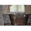 67" Hammered Copper Double Slipper Bathtub With Rings-1896947663