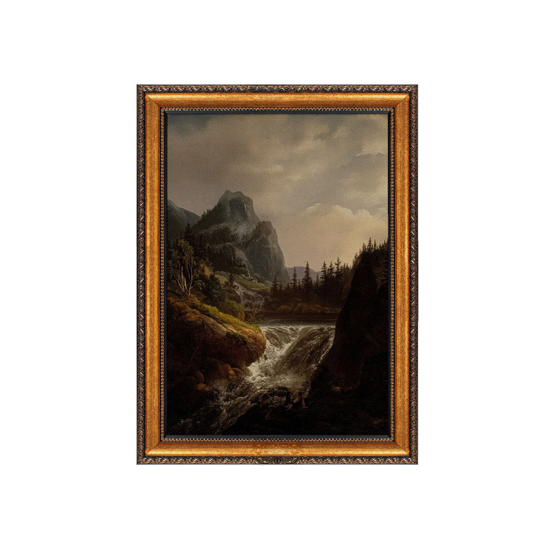 Superbe peinture sur toile, 15,7 po x 23,6 po | 50% polystyrène et 50% toile polyester, épaisseur: 1,2 po | Facile à suspendre au mur avec pièce arrière | Parfait pour les amateurs de décoration intérieure et d'art