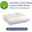 Drap-housse en coton 400 fils à densité de tissage 400-103254641-109448589