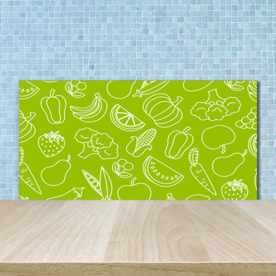 50cm W x 100cm L Glass Peel and Stick Panel