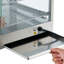 Réchaud commercial à 5 niveaux, chauffe-plat 800 W avec lumière DEL, tablette réglable et cadre en acier inoxydable, chauffage à air chaud 86 185 185 ℉, 60 L pour hamburger, pizza, pain, poulet frit