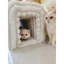 Banc de rangement pour animaux de compagnie en velours côtelé - Abri pour chat pour différentes pièces Utilisation confortable et pratique-2022056725