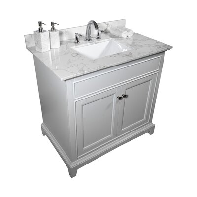 31Inch Bathroom Vanity Top Stone Carrara White New Style Tops With 3 Faucet Hole For Bathrom Cabinet -  cozypony