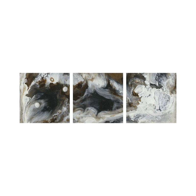 Émulation murale - ensemble d'art sur toile tendue (ensemble de 3)