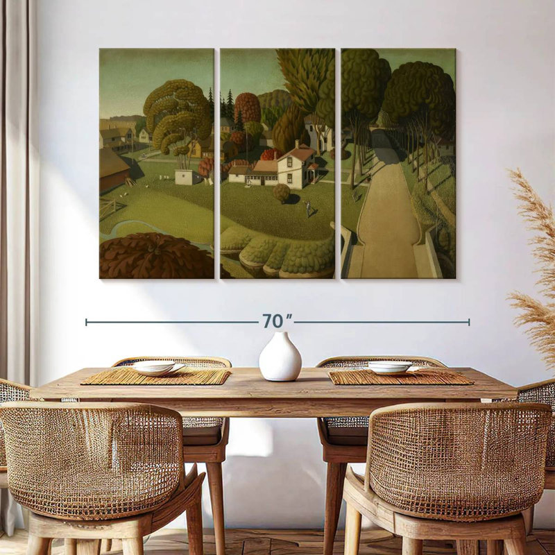 Alvord The Birthplace Of Herbert Hoover, 42" H x 65" W
