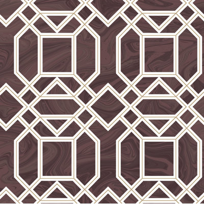 Daphne Trellis 10m x 52cm Wallpaper Roll