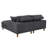 Waxman 74'' Square Arm Sofa-87976154