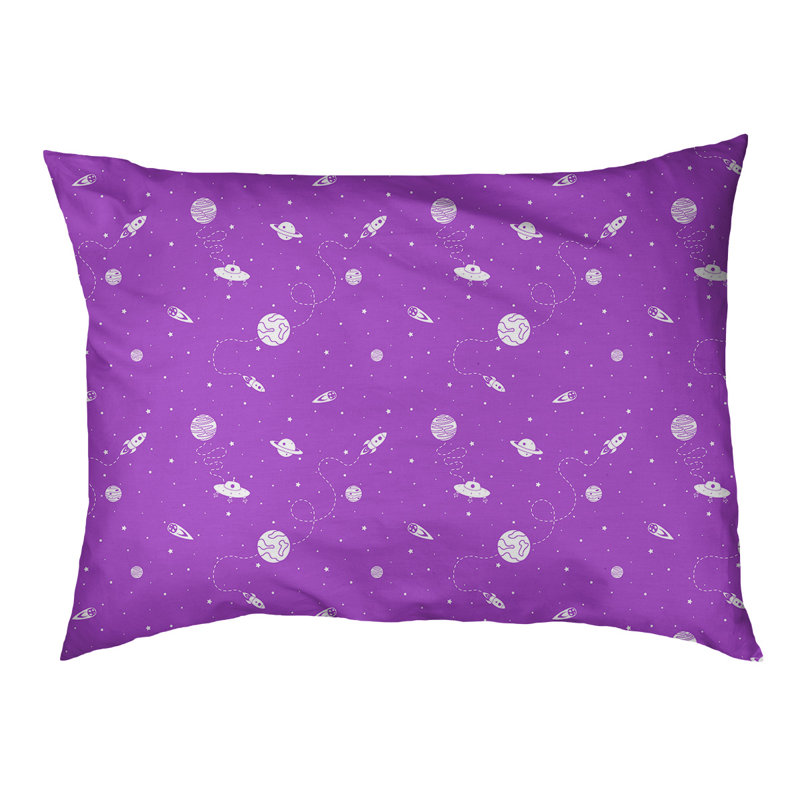 Coussin extérieur pour chien extérieur space Byrge, Moyen (L 29,5 po x P19,5 po x H 9,5 po), Mauve