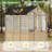 6'W X 6.7'D X 7.7’H Wood Polycarbonate Greenhouse With Mesh Cover