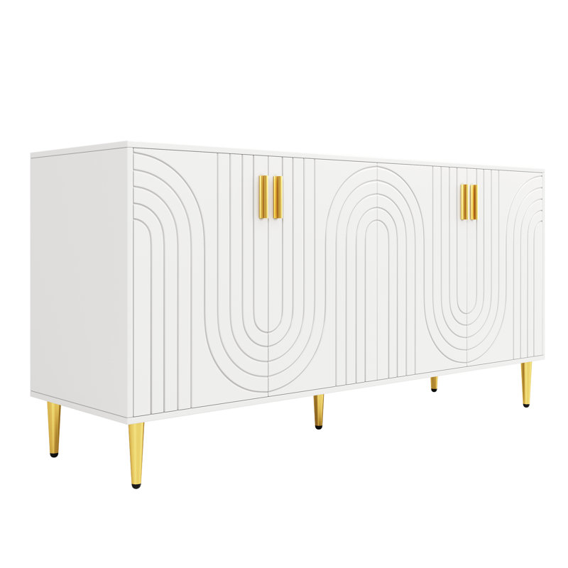 152cm Sideboard, White