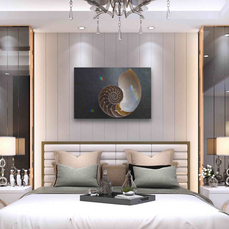 "Coquillage Nautilus" par Elena Ray, H 24 po x l 36 po