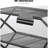 3-tier Foldable Metal Shoe Rack Organizer