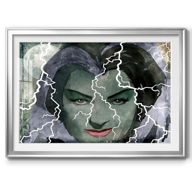 Scream Queens II, reproduction d'art encadrée, H 30 po x l 44 po x P 1,5 po, Argent