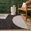 Tapis d'intérieur / extérieur bleu marine / blanc Cindia-1623067671
