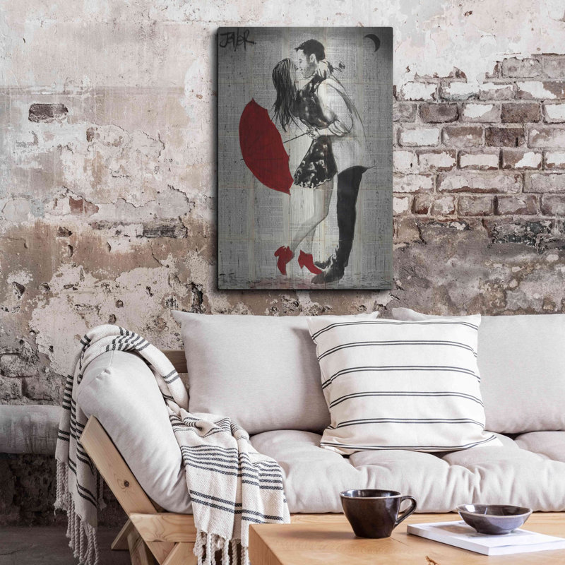 «Never Mnd The Rain» par Loui Jover, H 36 po x l 24 po