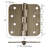 Design House 189522 Door Hinges For Interior Doors 6-pack 4-inch X 4-inch – Rounded 5/8-inch Radius Steel Door Hinge – Antique Brass – Fits Standard Doors-92166897