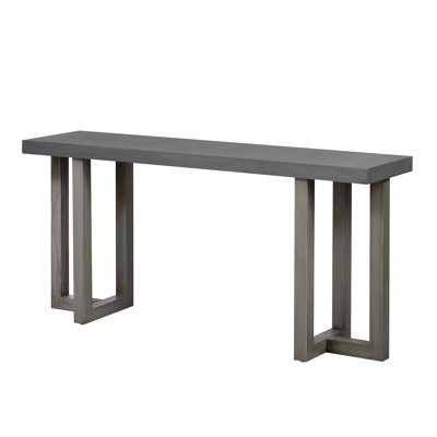 Console géométrique avec pieds en pin massif - touche moderne pour le décor de l'entrée, du couloir et de la chambre à coucher
