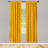 Microfiber Floral Semi-Sheer Rod Pocket Curtain Panels-61298406-61937501