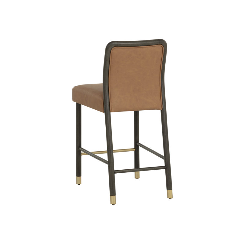 Jeno Counter Stool -Milliken Cognac, Milliken Cognac